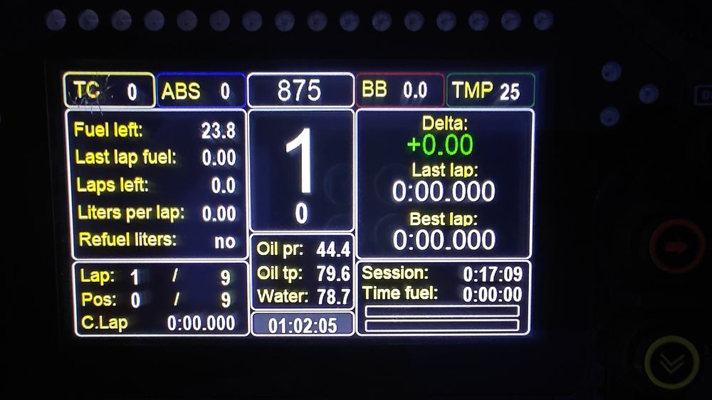 Volante SimRacing SimEvo com display