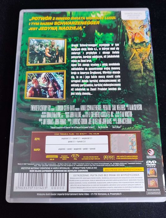 Predator Trylogia DVD