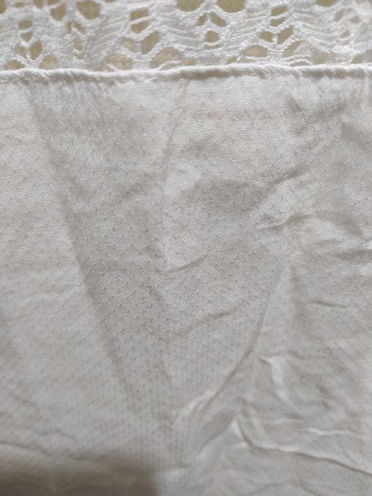 Bluzka koszulowa z koronką xl
