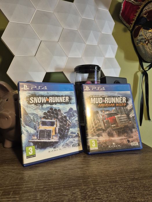 2 gry Mud runner Snow runner na PlayStation 4 Ps5
