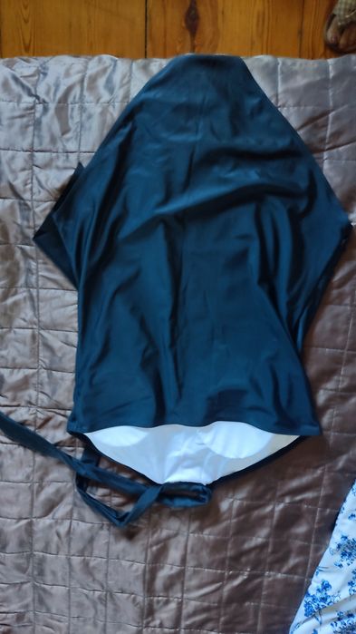 Nowy Strój kąpielowy jednoczęściowy z mini narzutką roz 46-48 NOWY