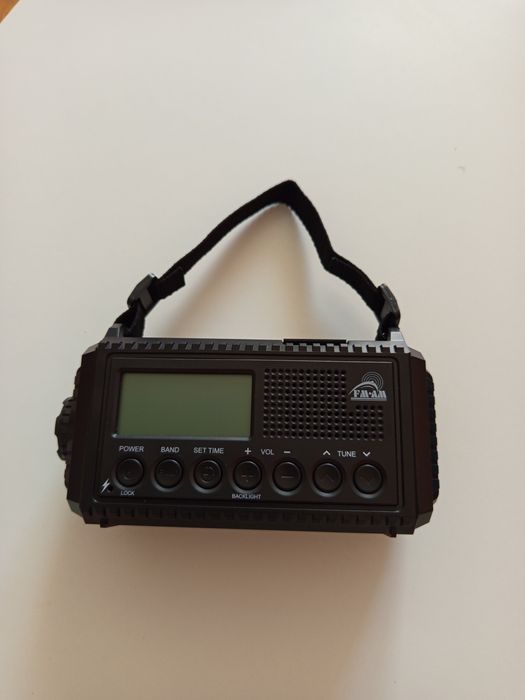 Radio przenośne awaryjne wiele funkcji