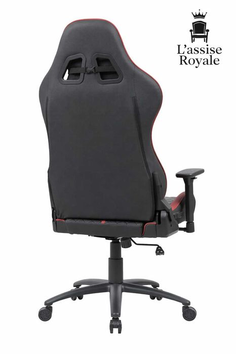 Fotel Gamingowy pikowany PREMIUM Obrotowy Biurowy Regulowany Ergonom