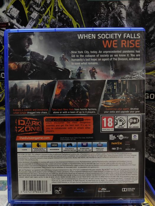 Tom Clancy's The Division | PS4/PS5 | Sklep | Wysyłka | Wymiana