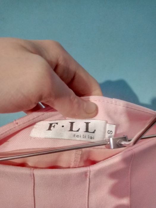 Спідниця з шортами ніжно рожева р. S