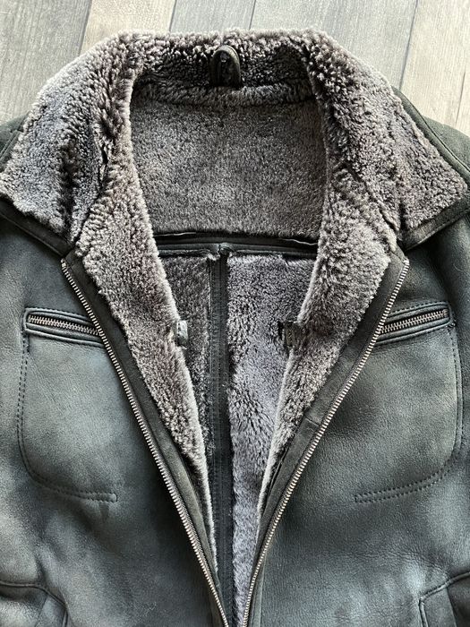 Kożuch krótki męski M (skóra kurtka pilotka)