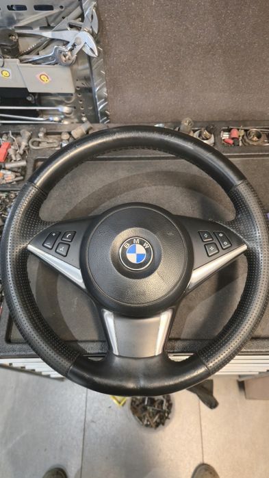 Kierownica BMW E60 E61 okrągła poduszka Sport