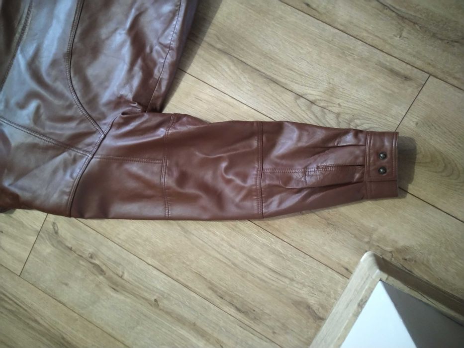 Kurtka skórzana męska