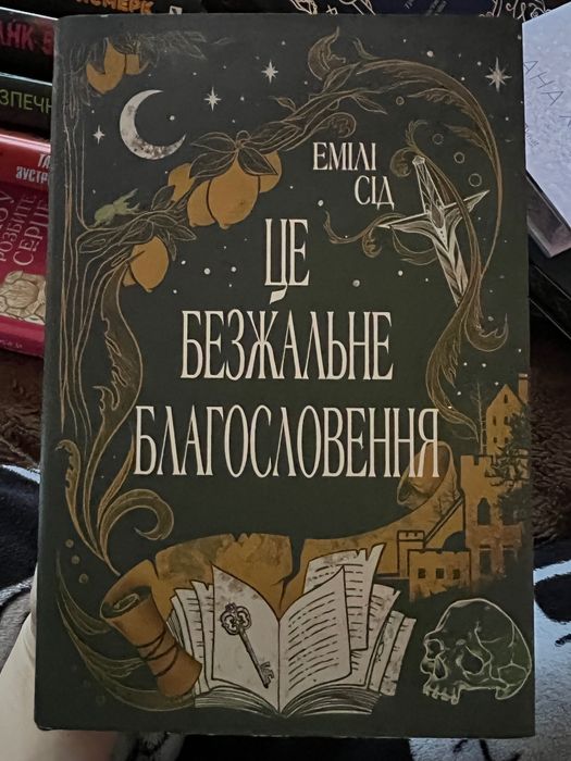 Книга "Це безжальне благословення" (фентезі, романтика)