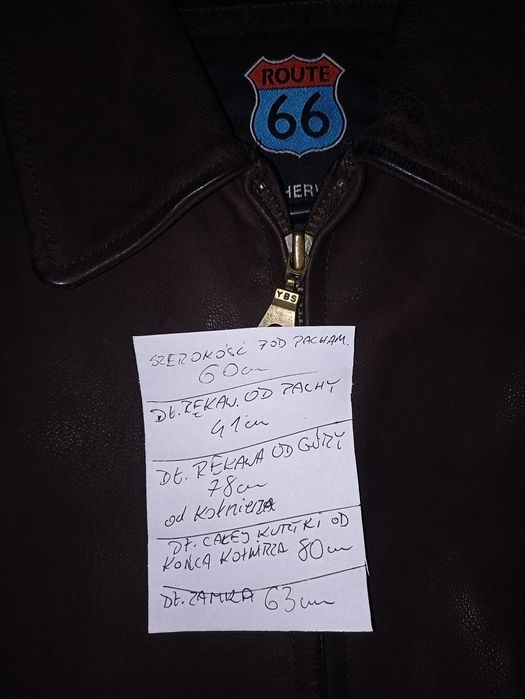 Kurtka męska skórzana rozm.l