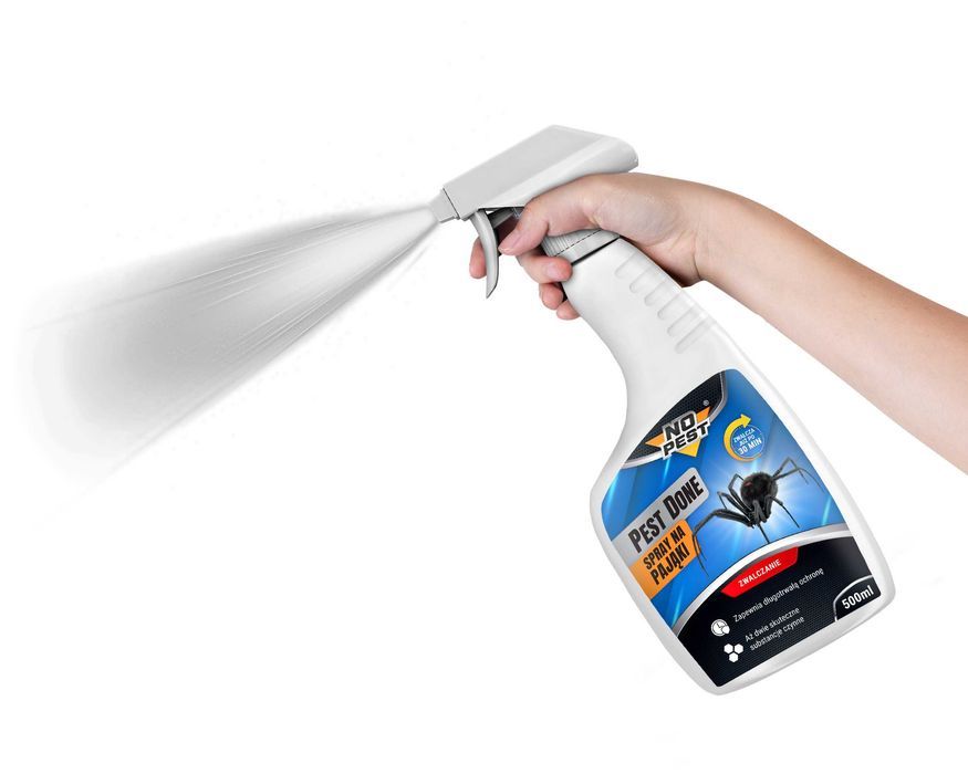 Preparat, środek, spray na pająki No Pest® Pest Done. Areozol 500ml