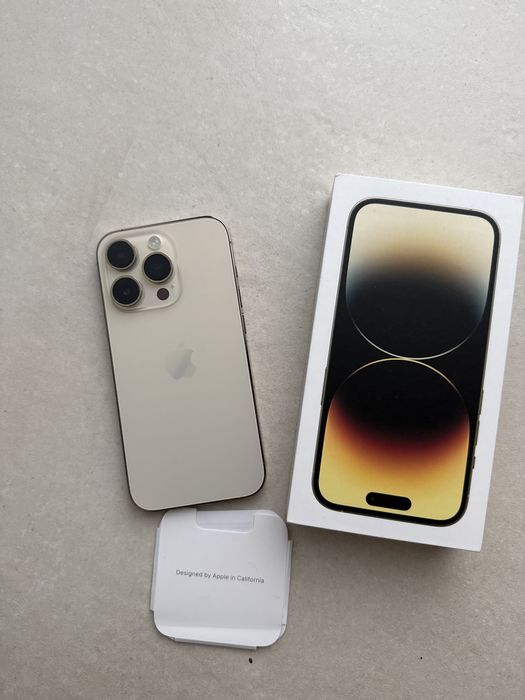 Iphone 14 pro dourado