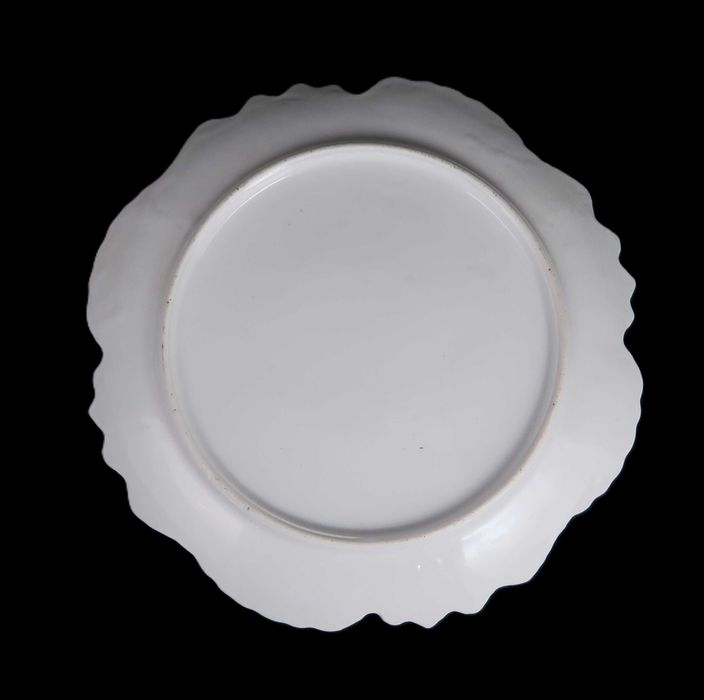 Par de pratos porcelana antiga - Querubins