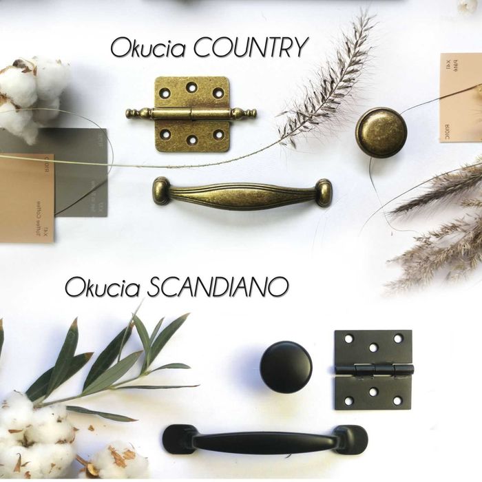 Zestaw mebli kuchennych w stylu rustykalnym - producent