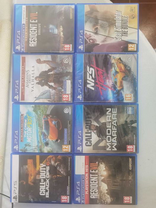 Jogos ps4/ps5  como novos