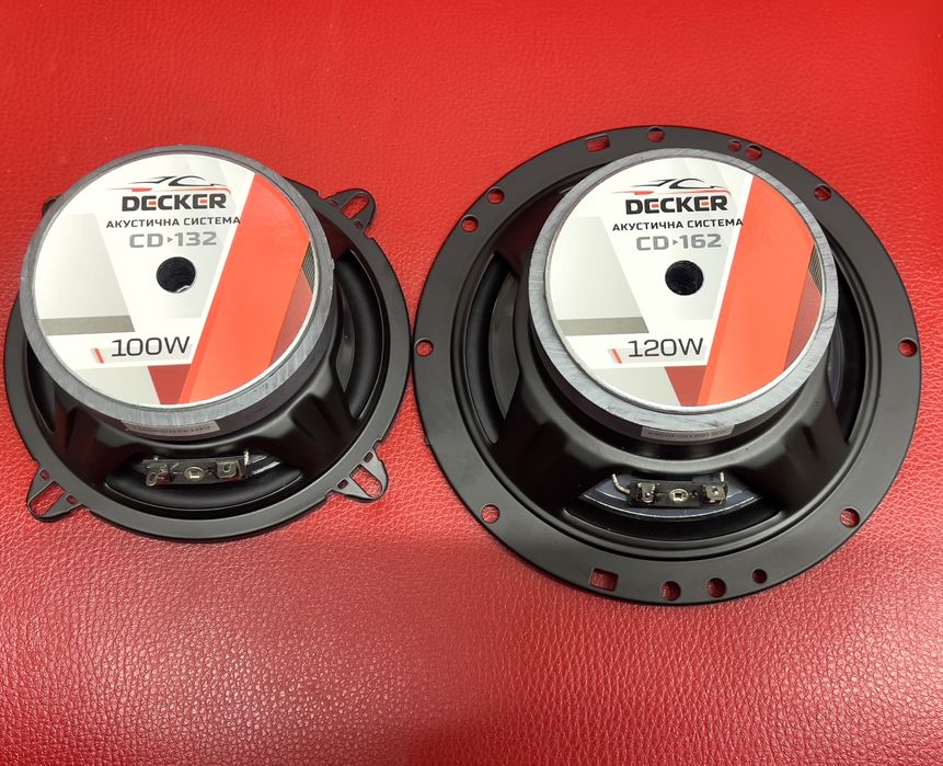 Динаміки Decker CD-132/Decker CD-162/компоненти/мідбас+твітер+