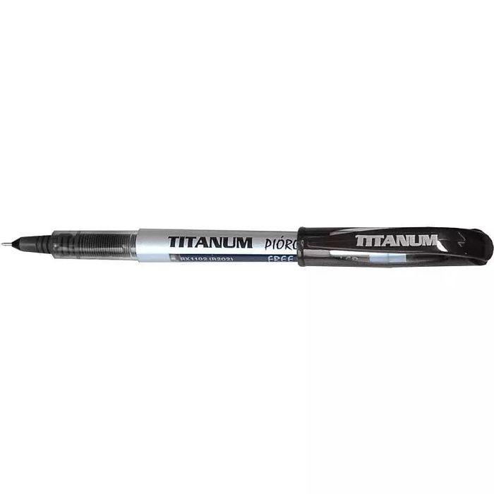 Pióro kulkowe kapilarne Titanum RX1102 CZARNY. Titanum