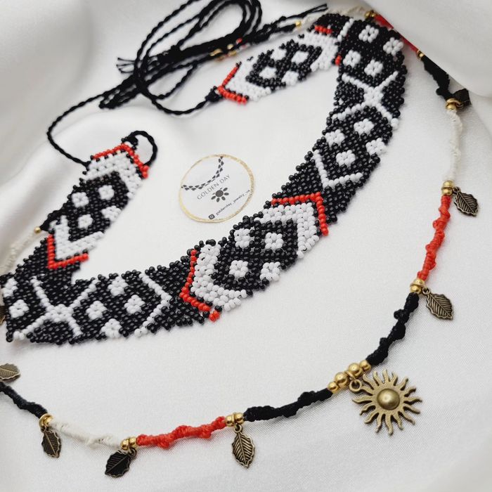 Украшения из бисера силянки чокеры