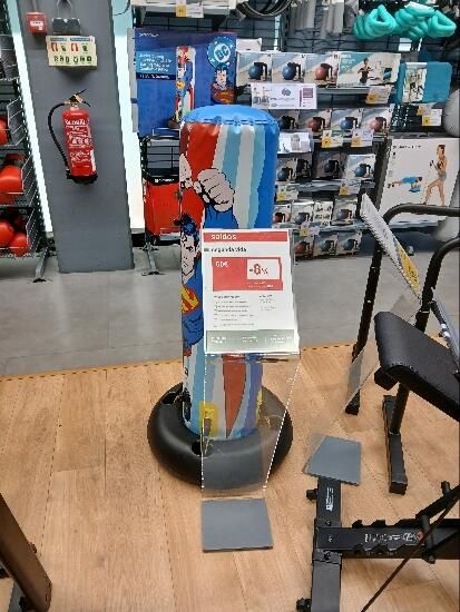 Saco de Boxe com Pé Insuflável Criança Superman