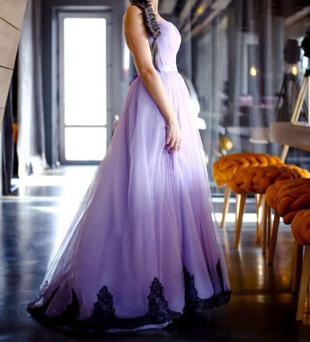 Платье лавандовое