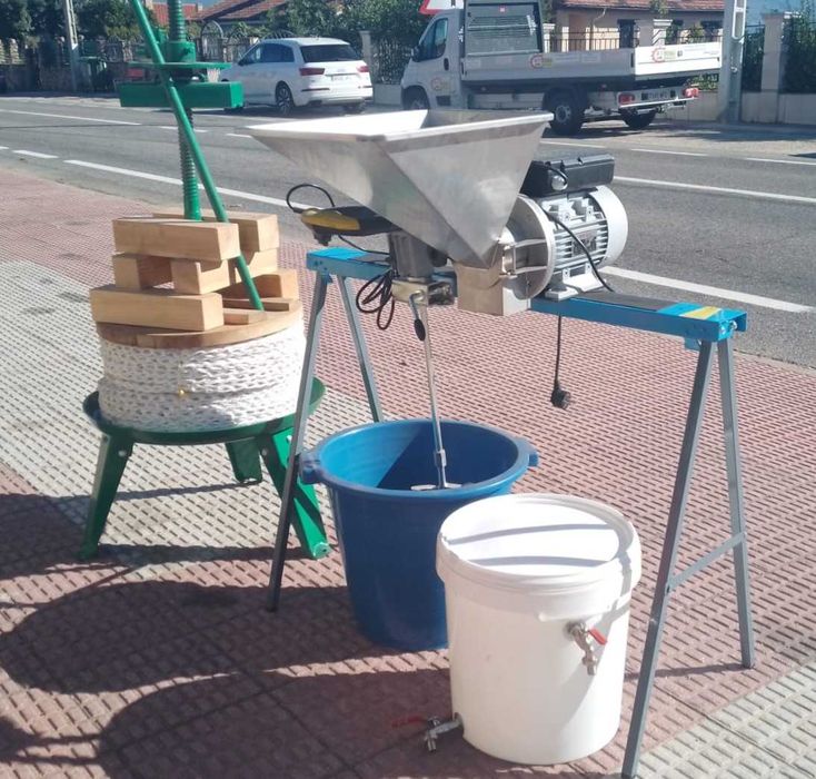 Moinho para fazer azeite de azeitona.