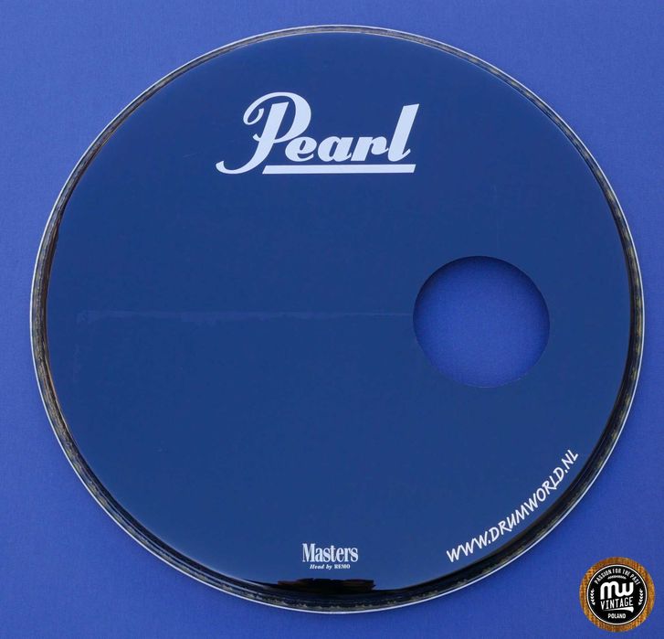 ‼️ Remo - naciąg Pearl Masters Powerstroke 3 Ebony front 22” nr 3 ‼️
