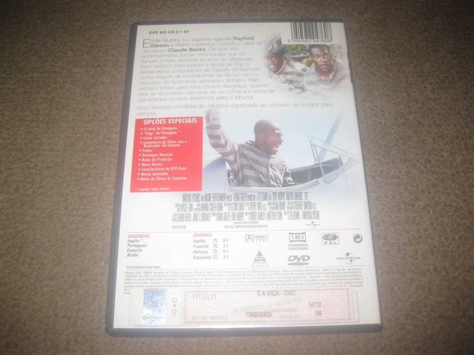 DVD "É a Vida" com Eddie Murphy/Raro!
