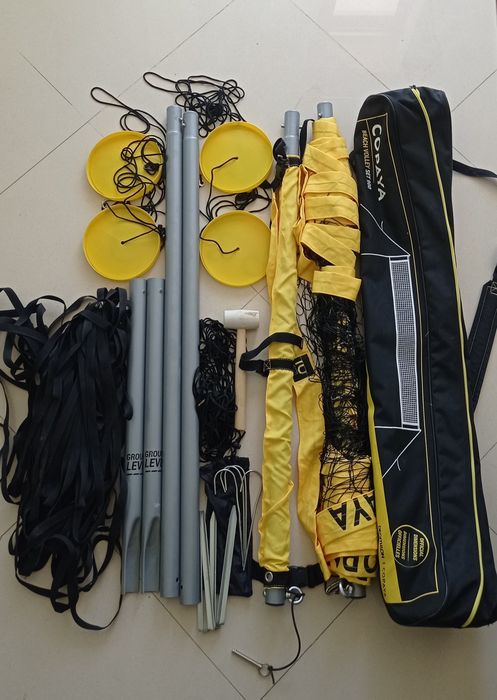 Conjunto completo de Voleibol de Praia COPAYA BV900 – rede, postes e acessórios