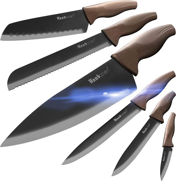 Conjunto de facas de cozinha, facas de cozinha profissional chef, conj