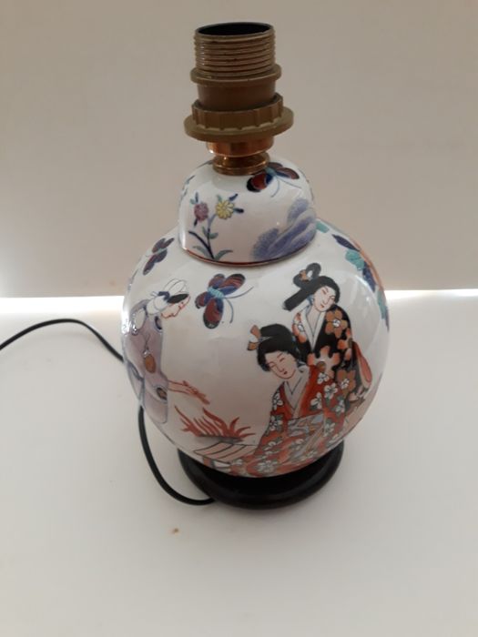 Candeeiro de Porcelana - Pintura Chinesa