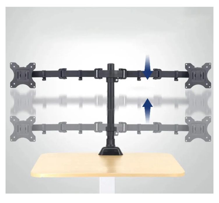 Крепление настольное на два монитора Z022 17"-33