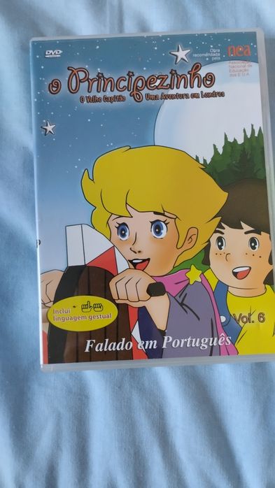 Conjunto de 6 DVD do príncipezinho