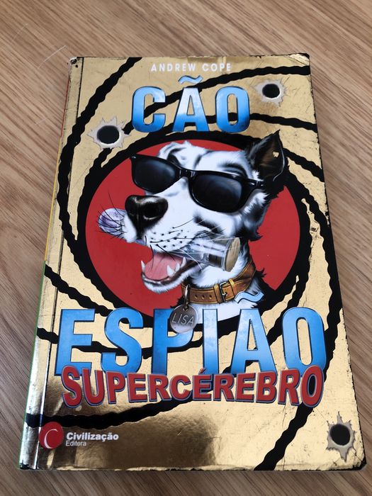 2 livros Cão Espião