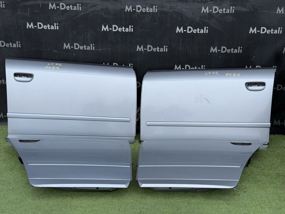 Двері ауді а4 б7 LY7G передні задні праві ліві Audi A4 B7 розборка