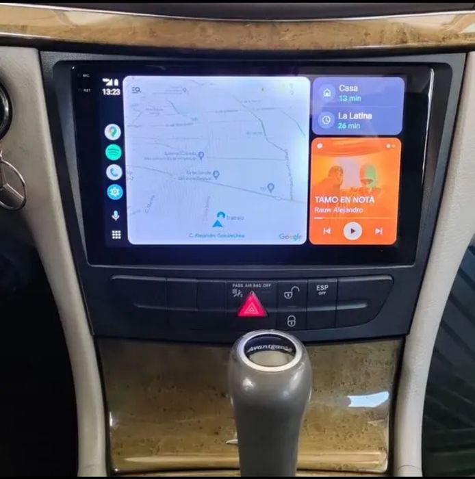 Rádio Android 14 com GPS Mercedes W211/CLS (Artigo Novo)