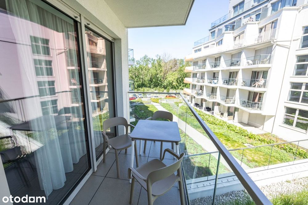 Apartament 26,2 m², ApartPark pierwsza linia od plaży, balkon, parking