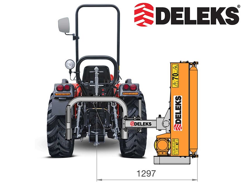 Roçadora 1m VOLPE-100 - p/trator 20-45cv - novo c/Cardã - ENVIO GRATIS