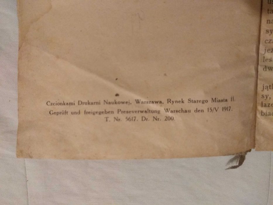 1916 Stefan ŻEROMSKI Walka z SZATANEM Nawracanie JUDASZA stara książka