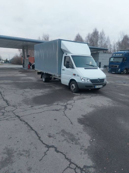 Мерседес спрінтер 416 sprinter двохкатковий  тентований