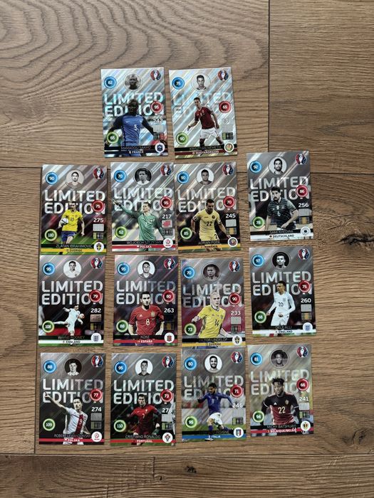 Karty UEFA Road to Euro 2016 limited edition