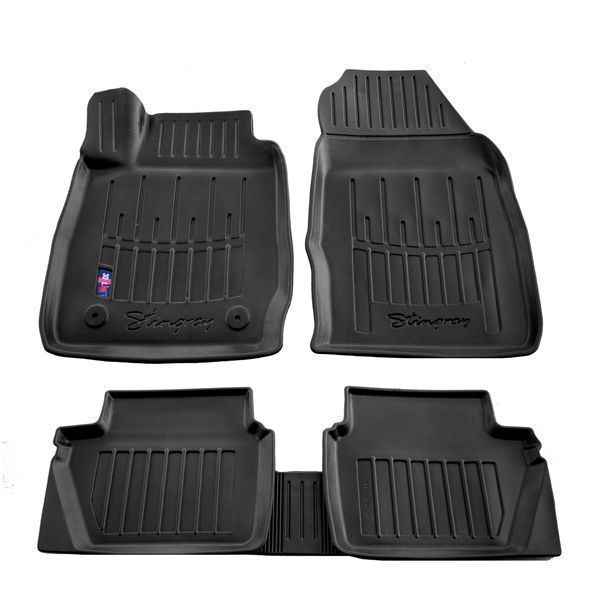 Гумові 3D коврики в салон Форд FORD Fiesta / Focus/Kuga/ Mondeo