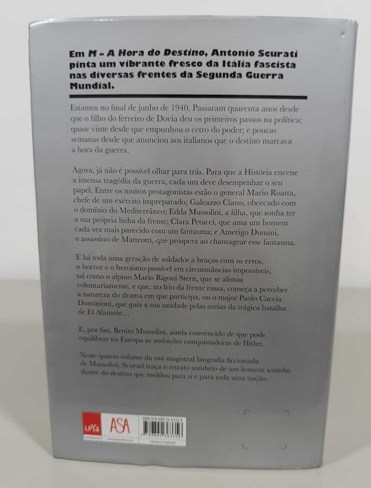 Mussolini A hora do destino de Antonio Scurati
