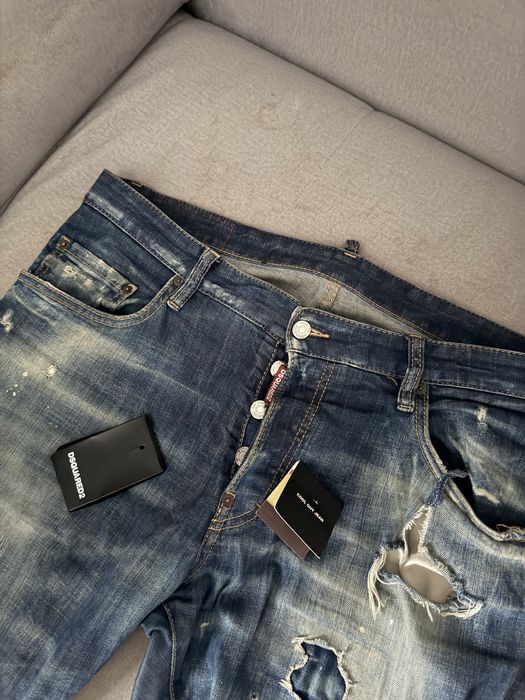 Dsquared2 Spodnie Jeansy Męskie 52 Okazja Jak Nowe