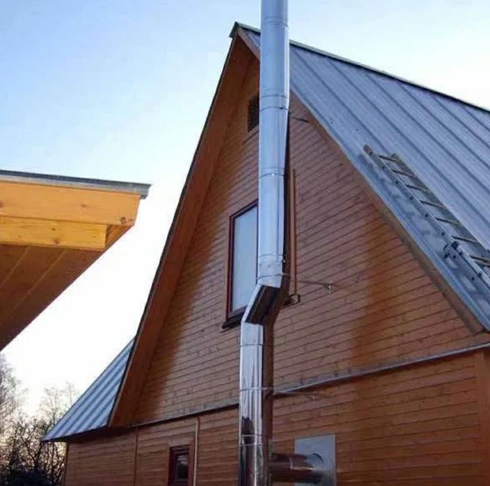 Дымоходы, вентиляция, сендвіч труби Монтаж, установка димоходів