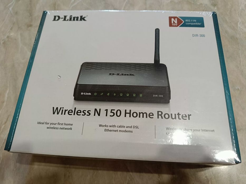 Роутер (маршрутизатор) D-Link DIR-300 з зовнішньою антеною
