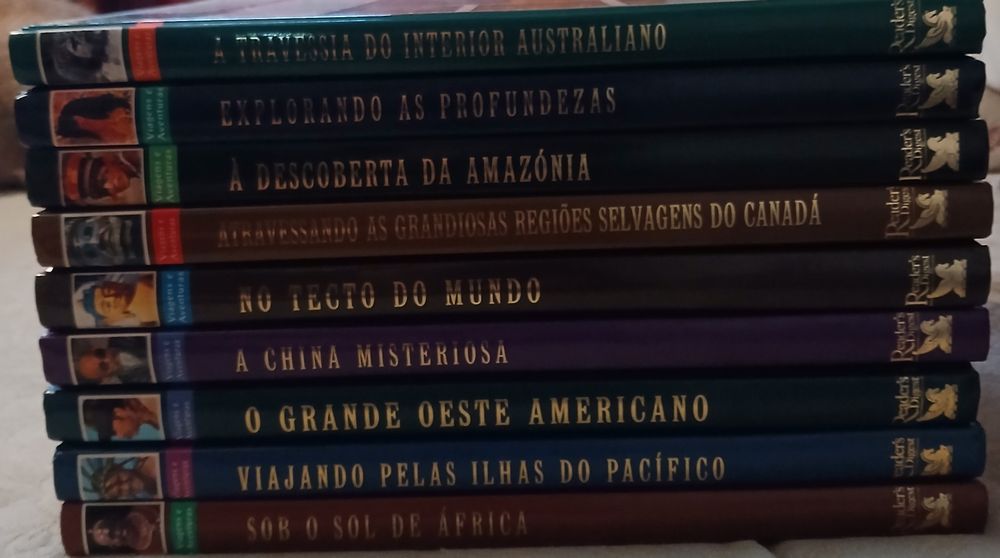 Colecção Viagens e Aventuras - 9 livros