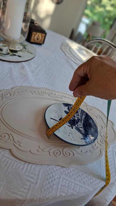 Zawieszka ceramiczna na ścianę talerz średnica 15 cm