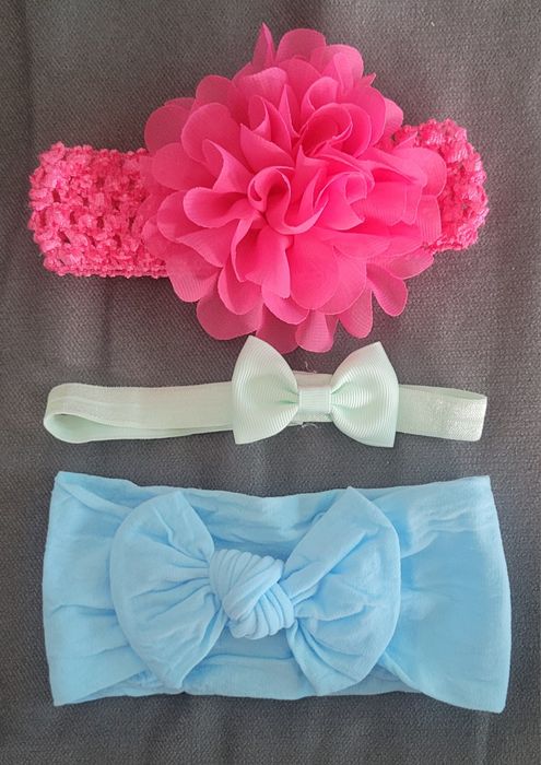 Zestaw 3 elqastycznych opasek 0-4 lata