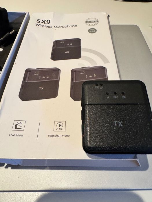 Microfone lapela Wireless SX9
