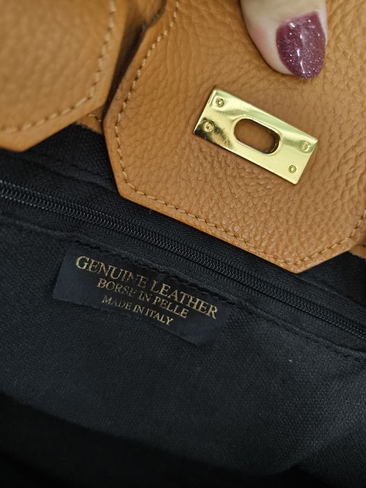 Torba kuferek musztardowa